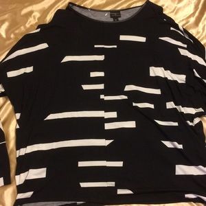 A black and white Worthington shirt